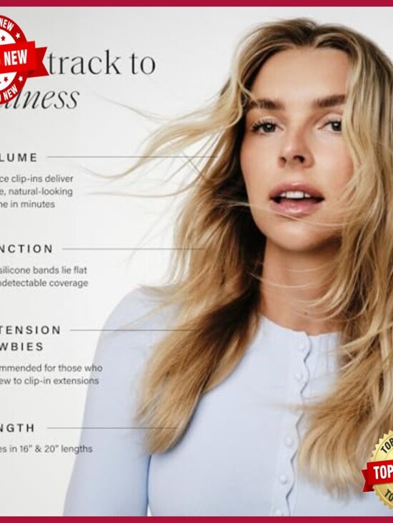 Seamless Clip-in Human Hair Extensions 16\